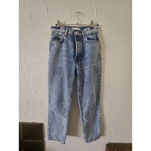 Betro Simone Jeans Women Size 26 Stone Wash Blue High Rise Mom Tapered